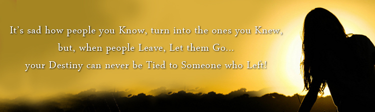 when people leave, let them go...